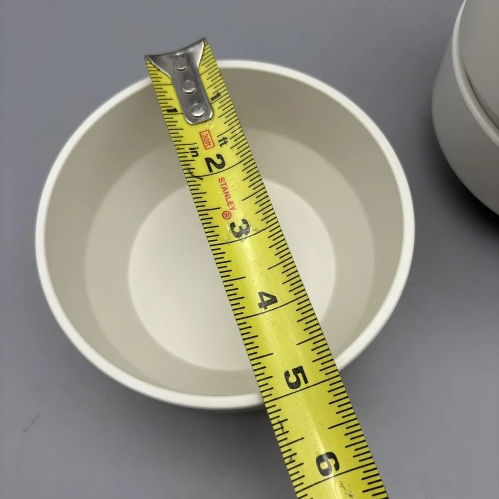West Elm Aaron Probyn Melamine Neutral Beige Cereal Salad Soup Bowls Set of 4